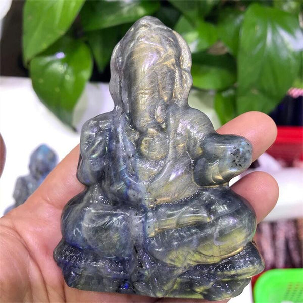 Crystal Ganesha Buddha-ToShay.org
