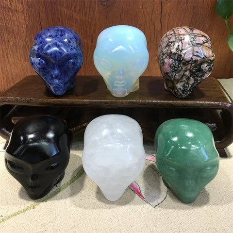 Mixed Crystal Alien Skulls-ToShay.org