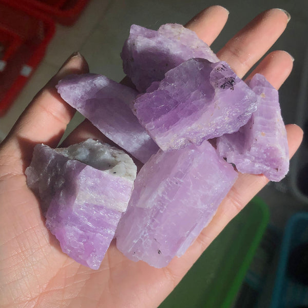 Purple Kunzite Rough Stone-ToShay.org