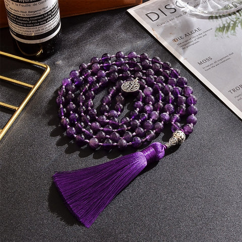 Purple Amethyst Prayer Beads-ToShay.org