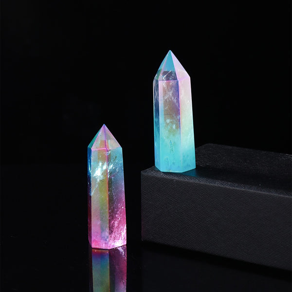 Rainbow Aura Crystal Point-ToShay.org