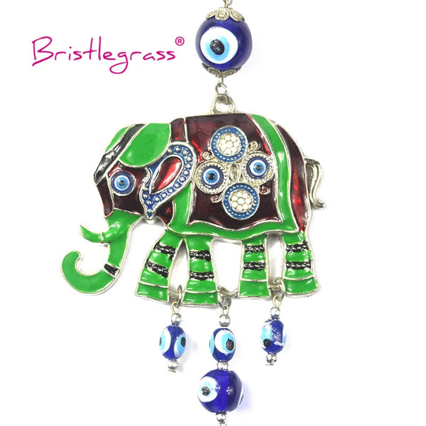 Blue Evil Eye Elephant-ToShay.org