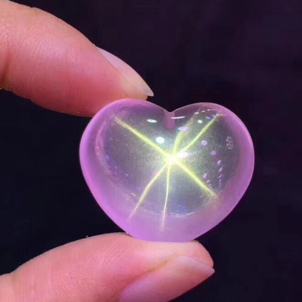 Pink Rose Quartz Heart Pendants-ToShay.org