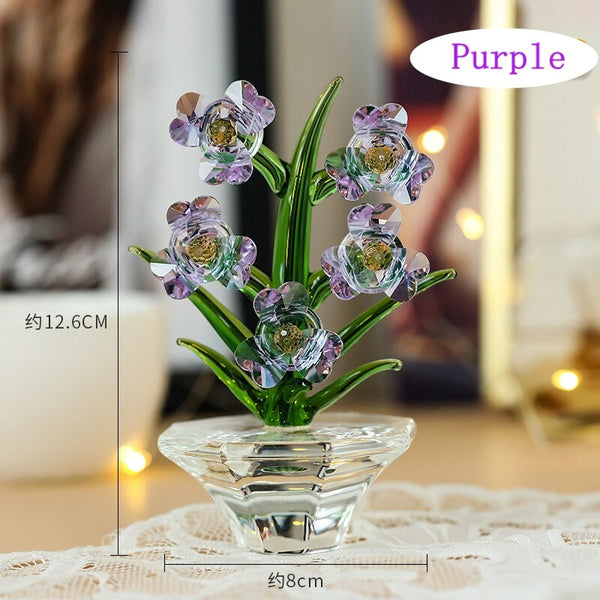 Glass Flower Pot-ToShay.org