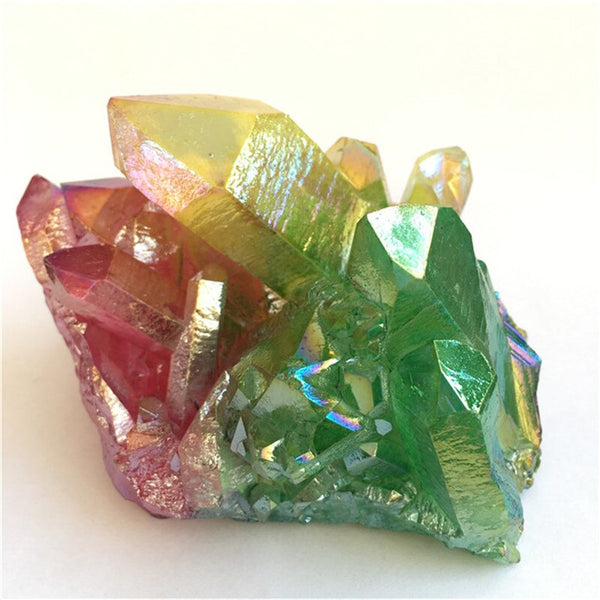 Rainbow Aura Crystal Clusters-ToShay.org
