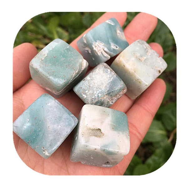 Blue Calcite Cubes-ToShay.org