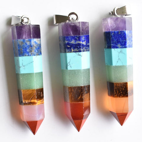 Chakra Rainbow Pendant-ToShay.org