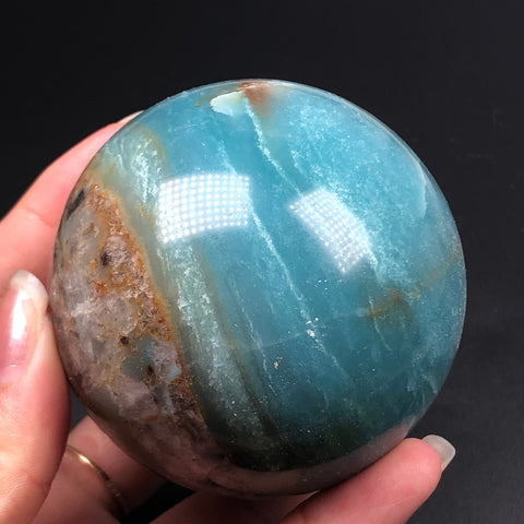 Blue Calcite Crystal Ball-ToShay.org