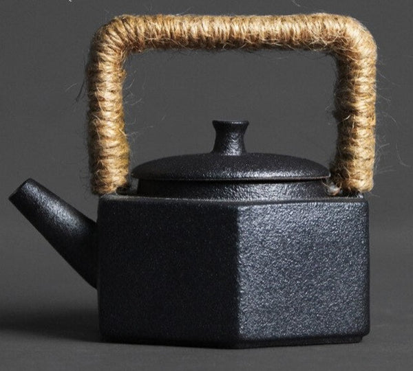 Rust Stoneware Teapot-ToShay.org