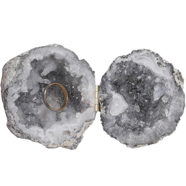 Grey Agate Geode Crystal Case-ToShay.org