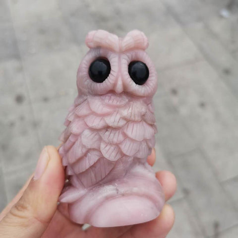 Pink Opalite Owl-ToShay.org