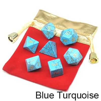 Mixed Crystal Platonic Solid Dice Sets-ToShay.org