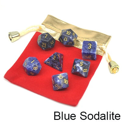 Mixed Crystal Platonic Solid Dice Sets-ToShay.org