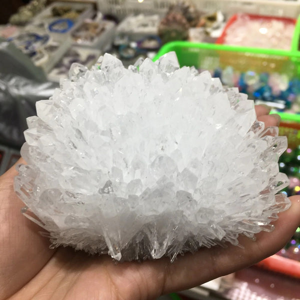 White Crystal Cluster-ToShay.org