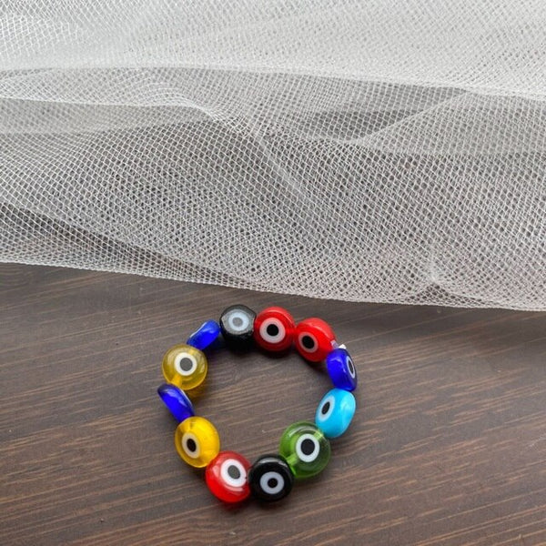 Blue Evil Eye Bead Bracelet-ToShay.org