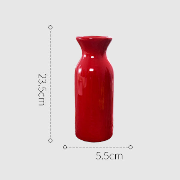 Red Ceramic Vases-ToShay.org