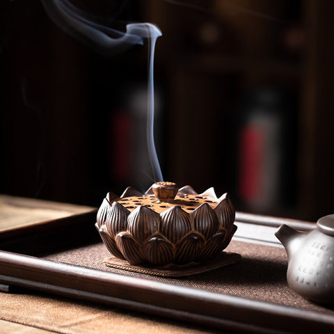 Lotus Coil Incense Burner-ToShay.org