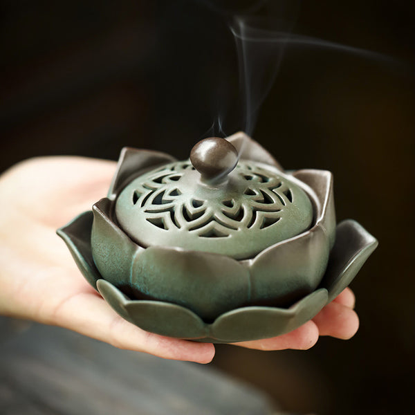 Lotus Incense Burner-ToShay.org