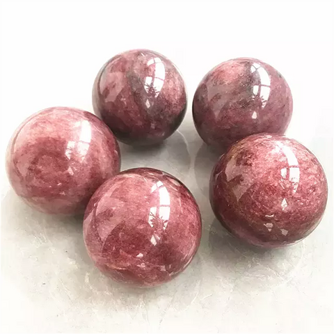 Red Strawberry Quartz Crystal Ball-ToShay.org