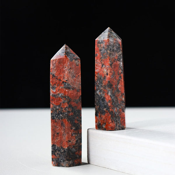 Red Katophorite Stone Point-ToShay.org