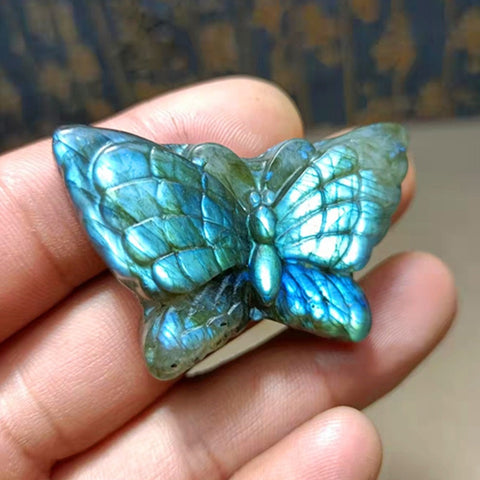 Blue Labradorite Butterfly-ToShay.org