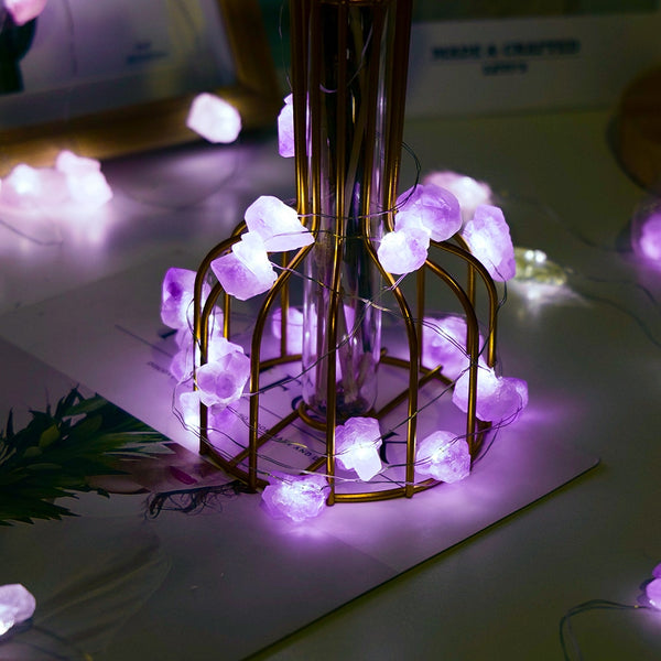Mixed Quartz Crystal LED Lights-ToShay.org