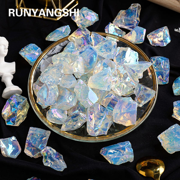 White Opalite Raw Stone-ToShay.org
