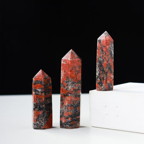 Red Katophorite Stone Point-ToShay.org