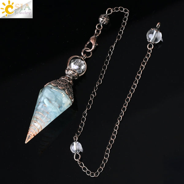 Mixed Crystal Dowsing Pendulum-ToShay.org