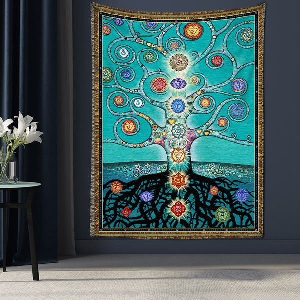 Chakra Tree Tapestry-ToShay.org