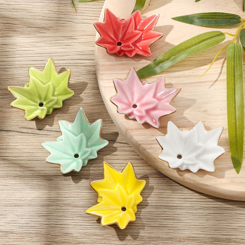 Maple Leaf Incense Stick Holder-ToShay.org