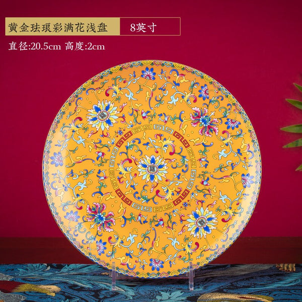 Enamel Ceramic Plate-ToShay.org