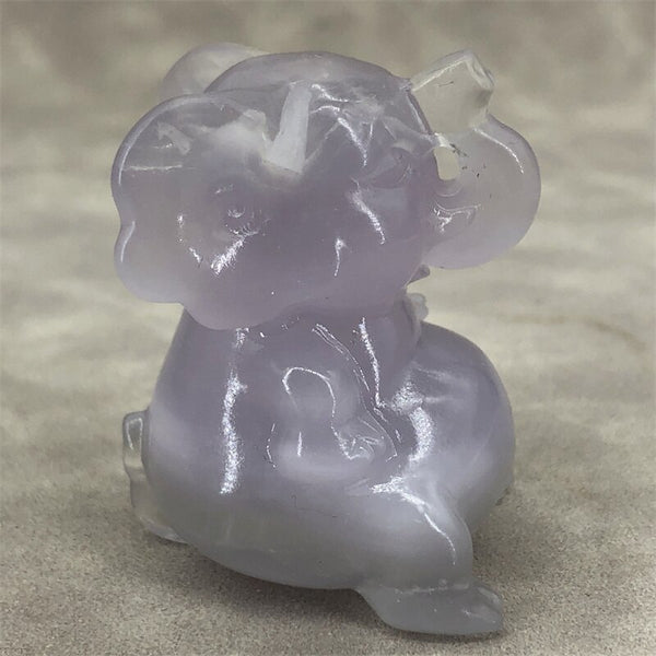 Purple Fluorite Elephant-ToShay.org