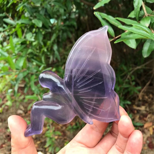 Purple Fluorite Butterfly Fairy-ToShay.org
