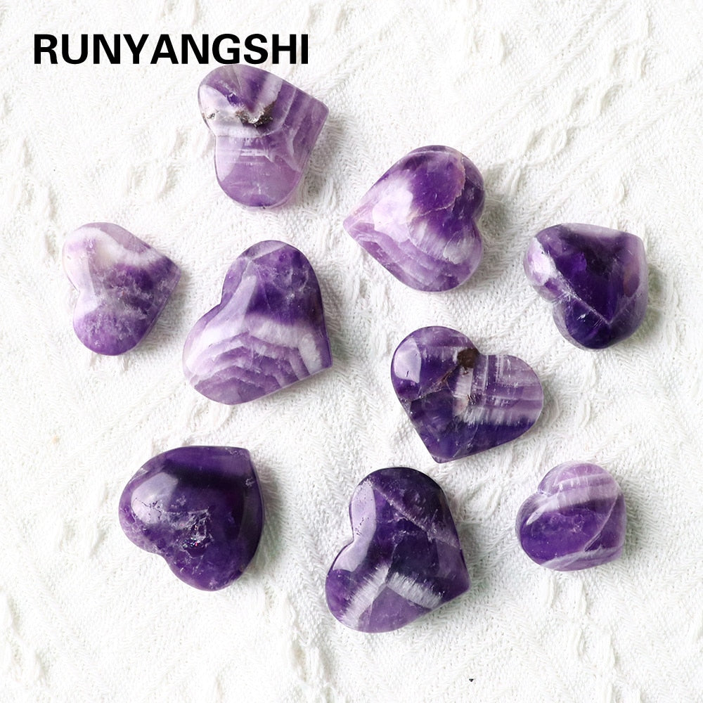 Purple Dream Amethyst Heart-ToShay.org