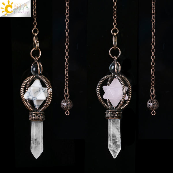 Crystal Merkaba Dowsing Pendulum-ToShay.org