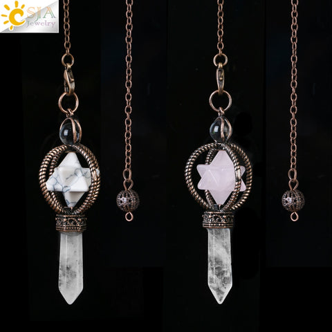 Crystal Merkaba Dowsing Pendulum-ToShay.org