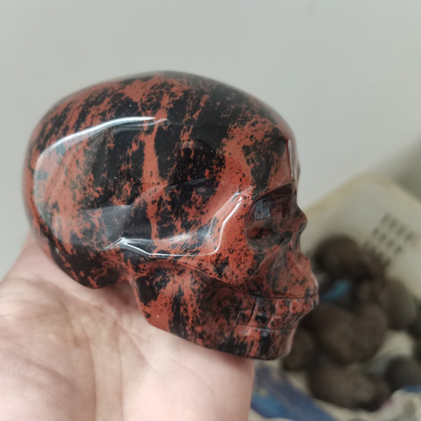 Red Obsidian Skull-ToShay.org