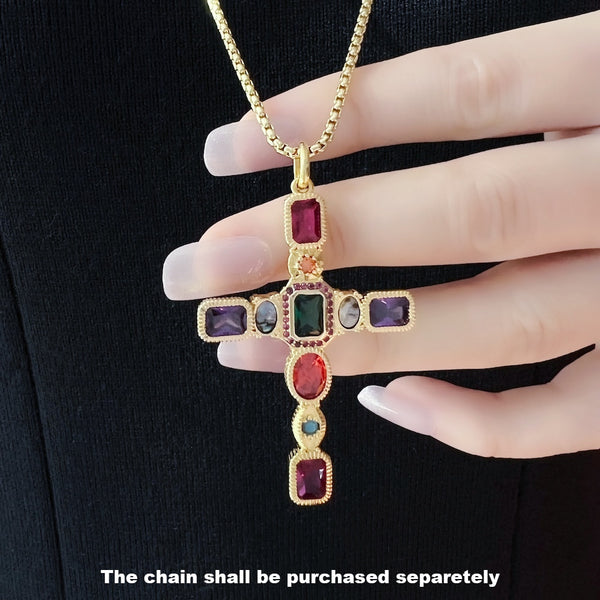 Jewel Cross Pendant-ToShay.org