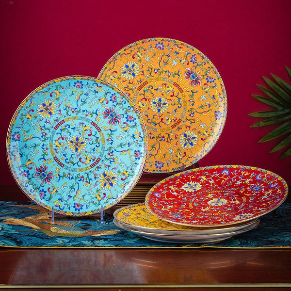 Enamel Ceramic Plate-ToShay.org