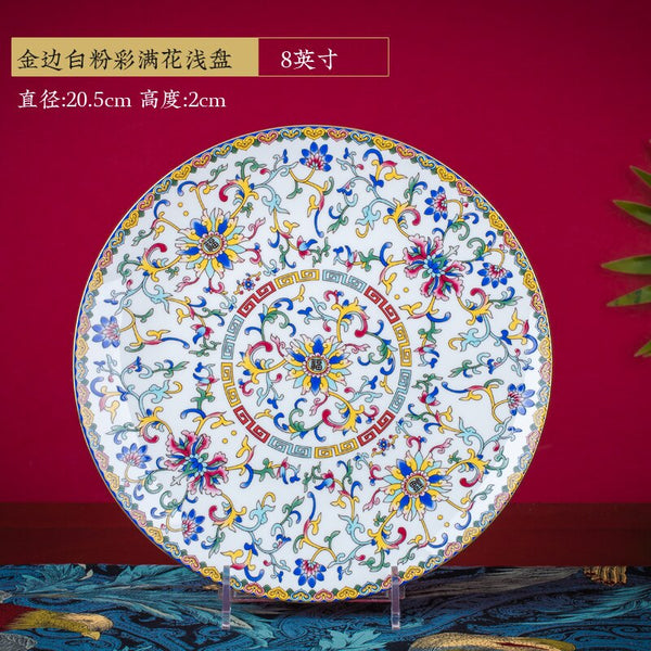 Enamel Ceramic Plate-ToShay.org