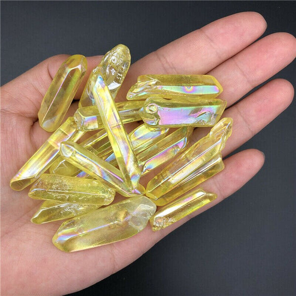 Mixed Rainbow Aura Crystal Chips-ToShay.org