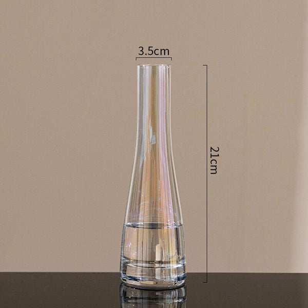 Clear Bottle Glass Vase-ToShay.org