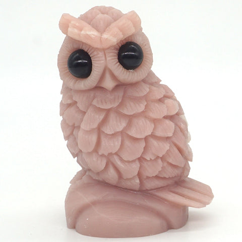 Pink Rose Opal Owl-ToShay.org