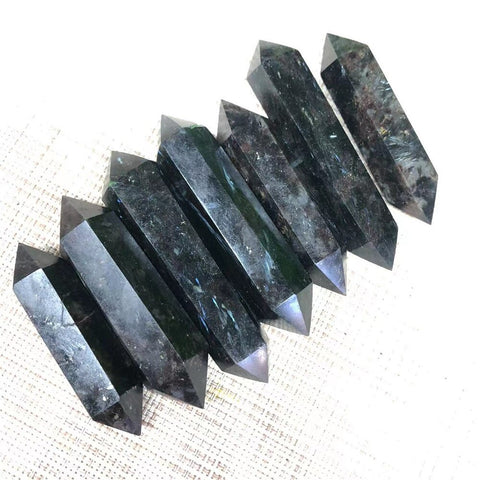 Black Astrophyllite Crystal Wand-ToShay.org