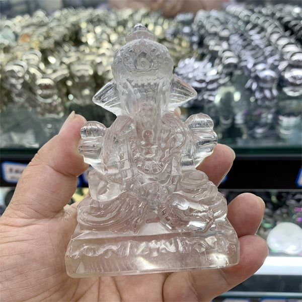 Clear Quartz Ganesha-ToShay.org