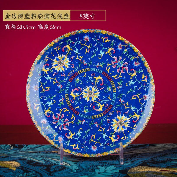 Enamel Ceramic Plate-ToShay.org