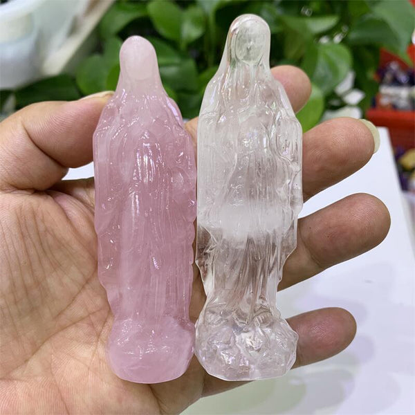 Mixed Crystal Madonna Statue-ToShay.org