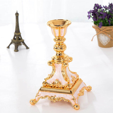 Gold Embossed Candlestick-ToShay.org