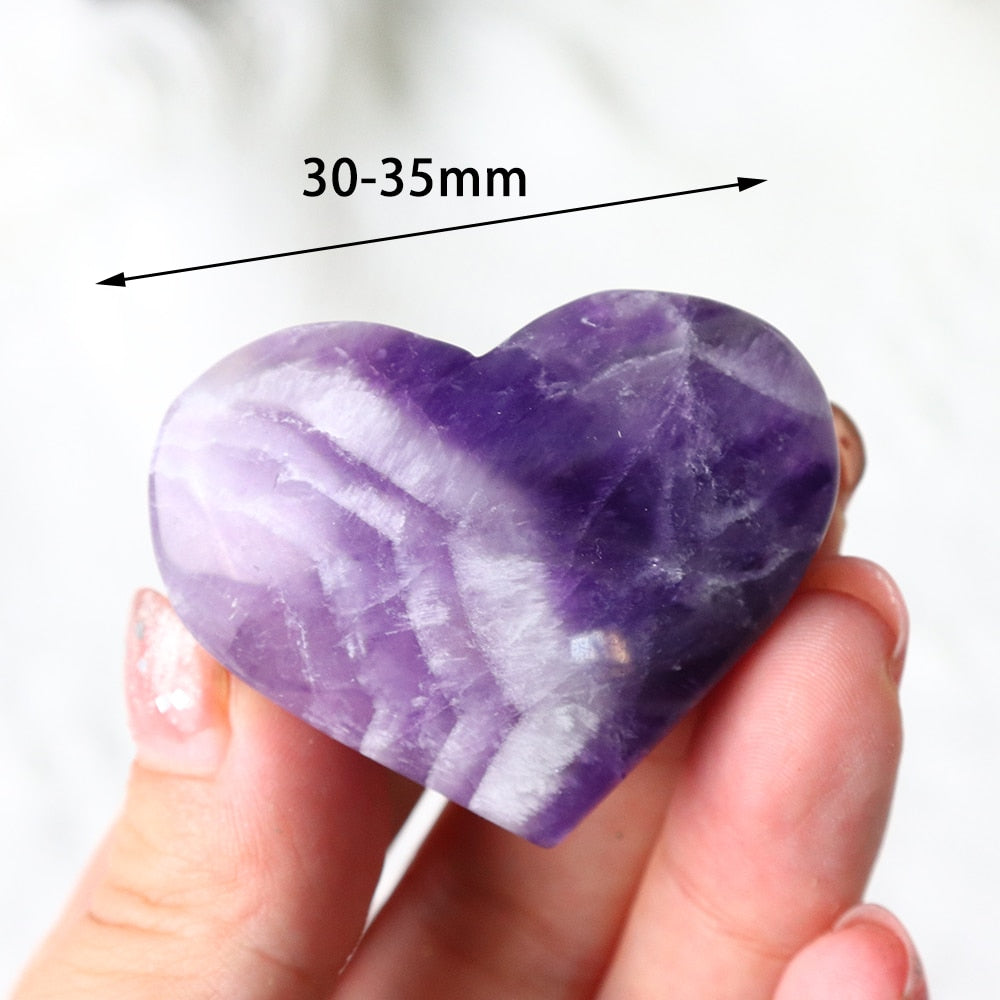 Purple Dream Amethyst Heart-ToShay.org